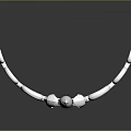 Elegant Silver Tiara With Snake Design Green Gemstone And Pearl