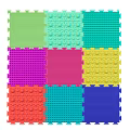 Vibrant Interlocking Foam Play Mats With Multiple Colors And Textured Surfaces