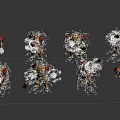 Robot Binding Action Robot Warrior Gundam Mecha Man Science Fiction Man Transformers Mecha Warrior Future Warrior Iron Man Robot 3d model