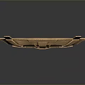Medieval Shield Ancient Shield Defensive Weapon Ancient Shield Iron Shield Protective Shield Wooden Shield 3d model