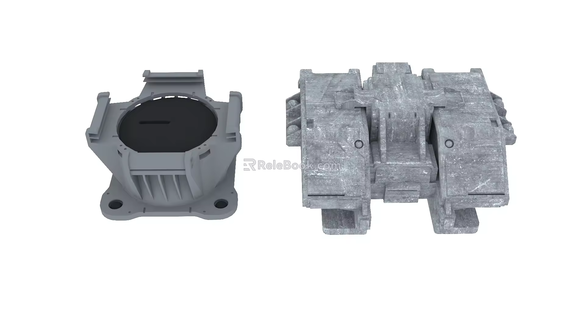 Science and technology science fiction mechanical equipment parts 3d model