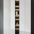 Modern bookcase 3d model