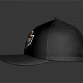 Harley Davidson Black Gray Baseball Cap With Stylish Logo Design 3d model