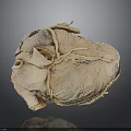 Realistic Anatomical Heart Organ Model With Hair Like Vessels And Textured Surface