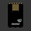 FREEPOLY Memory Module With Black Design Knobs And Yellow Heat Sink