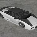 Silver Sports Car Convertible with Sleek Aerodynamic Design in Modern Indoor Showcase