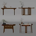End view cabinet 3d model