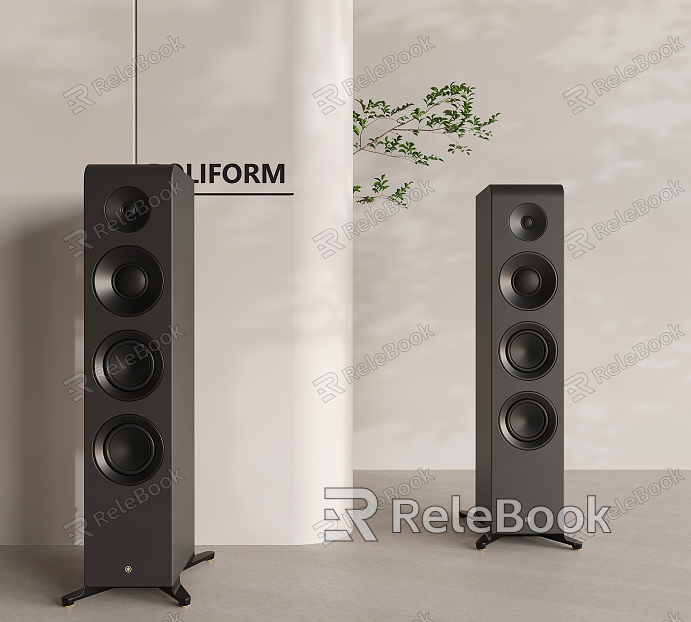 Modern Audio Subwoofer Floor-Standing Audio Home Digital Appliances model