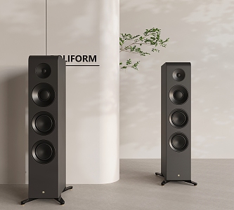 Modern Audio Subwoofer Floor-Standing Audio Home Digital Appliances 3d model