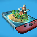 Modern Game Machine 3d model