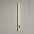 Modern Slim Metal LED Wall Light With Sleek Design For Indoor White Wall