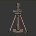 laser tower turret turntable sci-fi tower defense game tower defense sci-fi turret game turret game turret 3d model