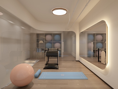 Yoga Room 3d model