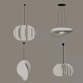 Modern chandelier 3d model