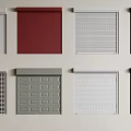 Various Styles Of Window Blinds With Colorful Patterns And Designs For Home Decoration