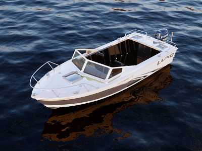 Speedboat Fishing Boat model