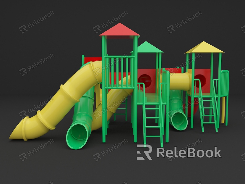 Children's slide amusement park slide indoor slide amusement equipment unpowered slide model