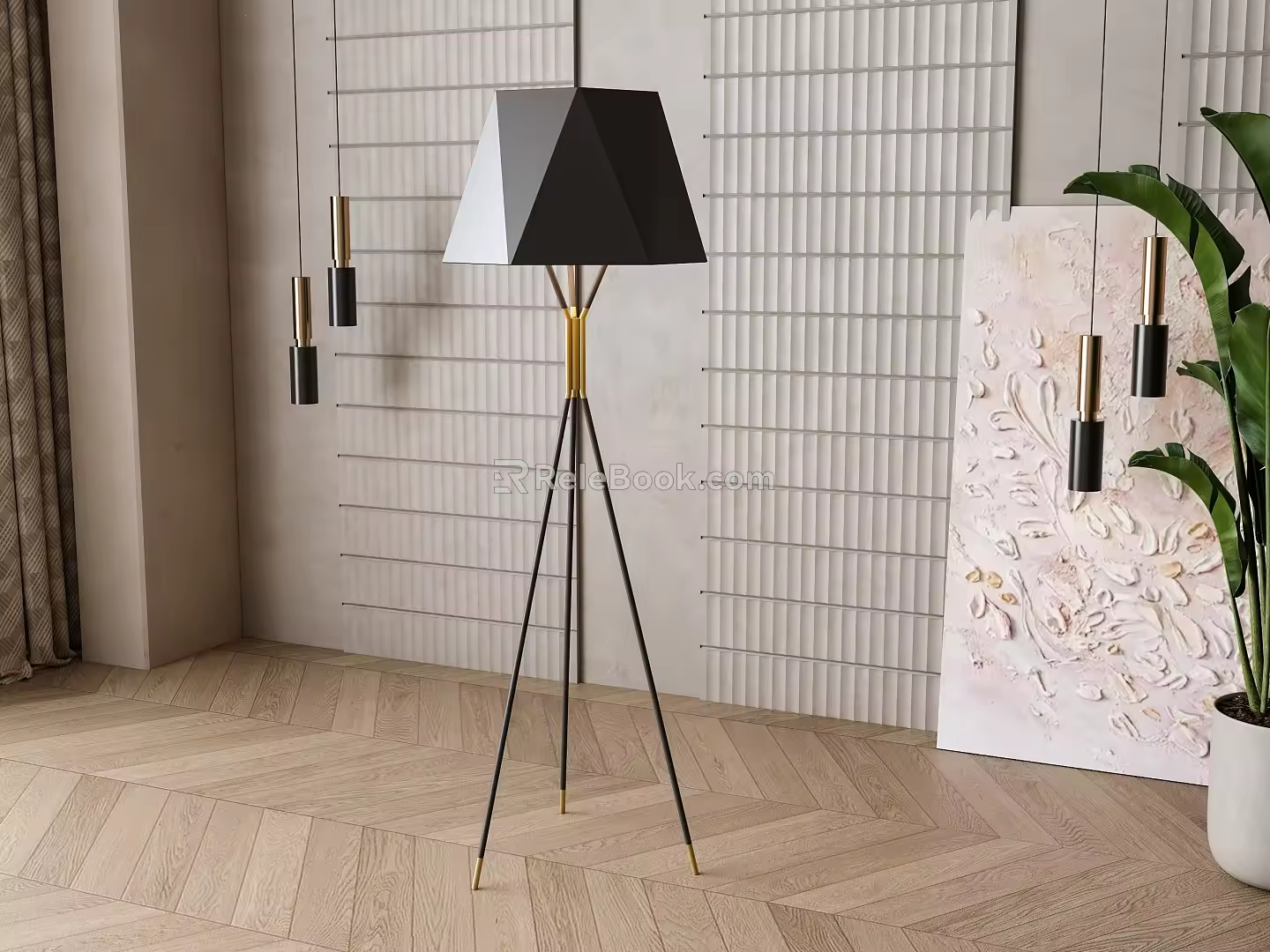 Floor lamp 3d model