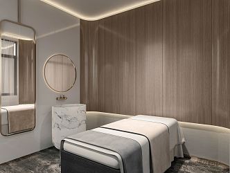 Light Luxury SPA Beauty Room 3d model