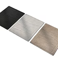 Silent Wind Woven Carpet Rectangular Carpet Natural Wind Carpet Floor Mat 3d model