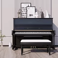 Style Piano Combination 3d model