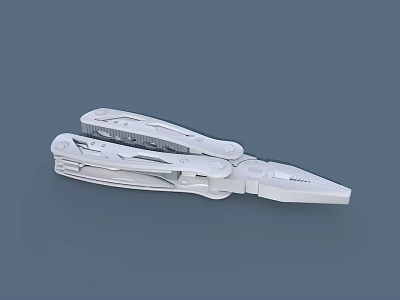 Foldable Multi Function Hardware Hand Tool With Versatile Utility Blades And Tools 3d model