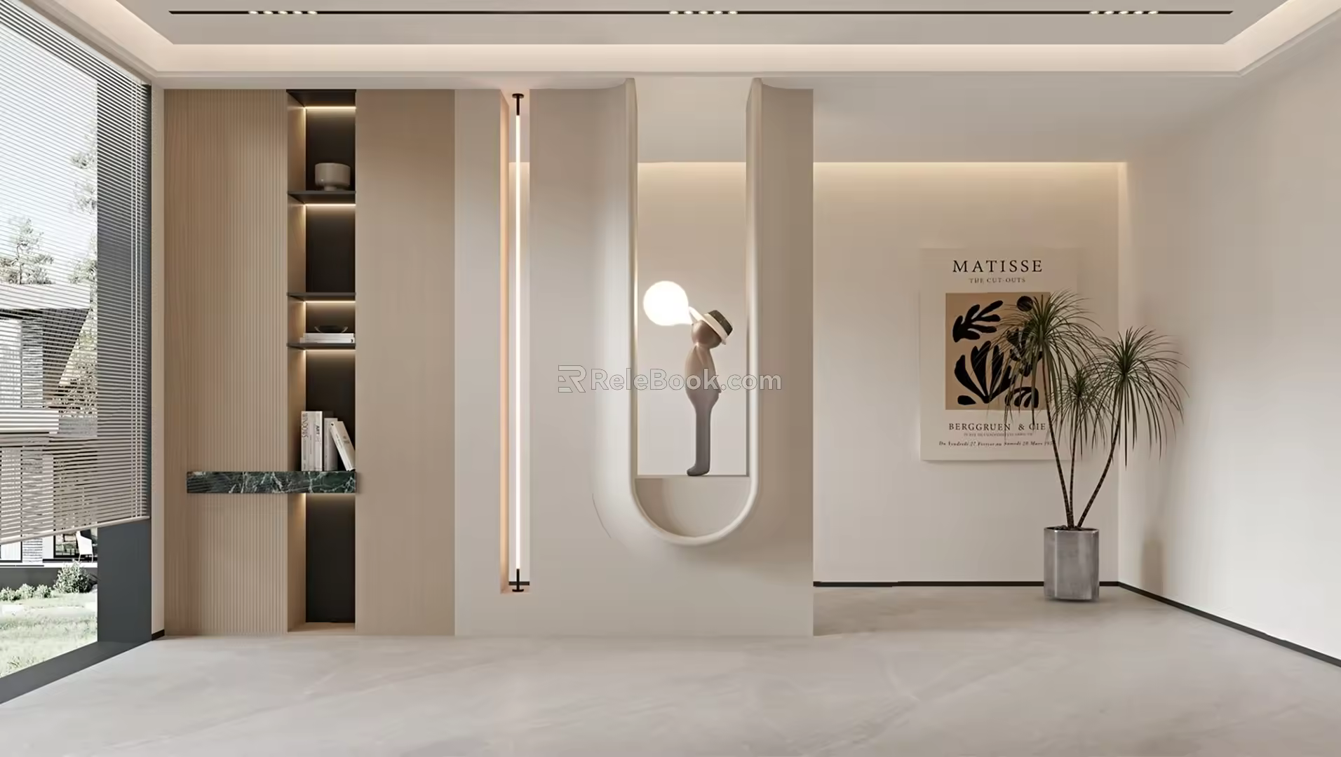 Modern Entrance Simple Functional Entrance 3d model