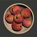 Modern Apple Red Fuji Apple Red General Apple Jinshuai Apple 3d model