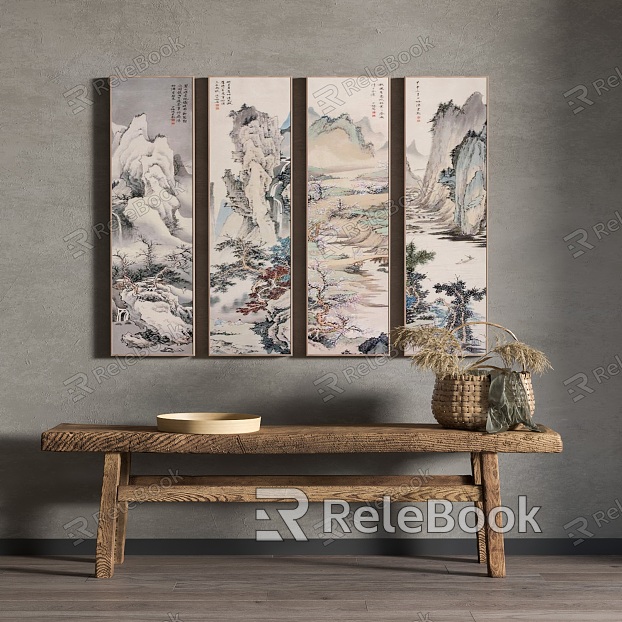 New Chinese Decorative Painting model