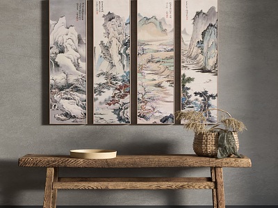 New Chinese Decorative Painting model