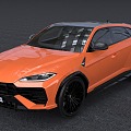 Hyundai Lamborghini Urus SE Luxury Car Super sports car 3d model