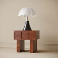 French bedside table lamp 3d model