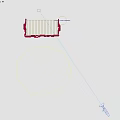 Guide Sign with 100 Years Educational Knowledge Graph Course Navigation SPIRIT and Flower Striped Platform