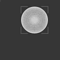 Detailed Moon Surface With Craters In Cosmic Space Exploration Mission
