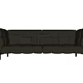 modern double sofa 3d model