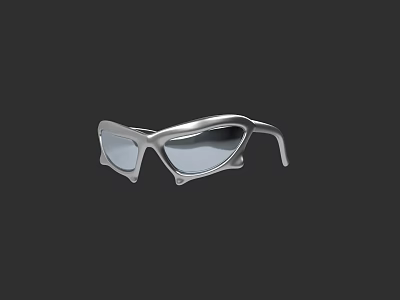 Silver Stylish Hat With Modern Design And Fashionable Look For Daily Use 3d model