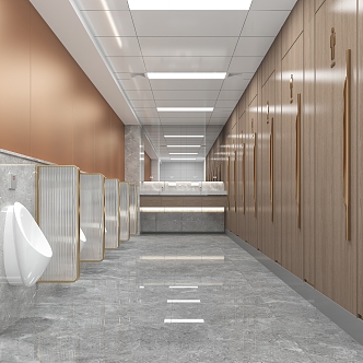 modern public toilet 3d model