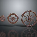 Copper Gears For Hardware Tools With Different Sizes And Intricate Designs