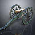 Artillery Gun Artillery Ship Gun Gun Siege Gun Cannon Anti-aircraft Breaking Heavy Gun Heavy Gun 3d model