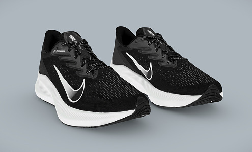 Modern sneaker Nike Zoom Running Shoes Nike Running Shoes Nike sneaker 3d model