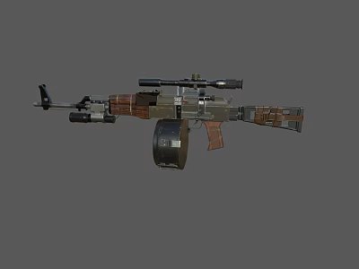 modern machine gun gun military weapon 3d model modern machine gun gun military weapon 3d model