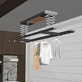 Modern Open Concept Kitchen Interior With Island Counter And Appliances