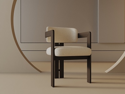 Modern Dining Chair 3d model