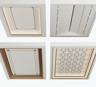 New Chinese Ceiling 3d model