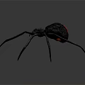Artistic Black Spider Sculpture With Long Legs And Intricate Design Details