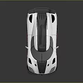 Silver And Black Sports Car With Rear Wing Red Wheels And Sleek Design
