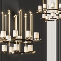 New Chinese Chandelier 3d model