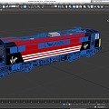 Electric Locomotive British 87 Electric Locomotive Train High-speed Railway Tram Low Face Number Low Model Simple Model Game Sub-era Film and Television Super Realism 3d model