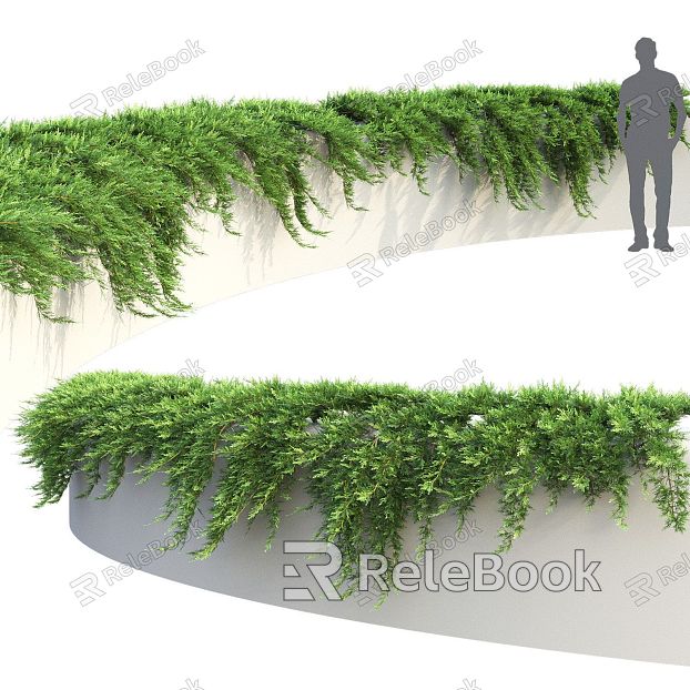 Modern vine flower bed green plant wall vine wall decoration combination outdoor wall green plant wall vertical greening flower bed plants flowers and flowers combination model