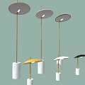 Modern Minimalist Luminaire Combination Minimalist Table Lamp Minimalist Floor Lamp Luminaire Combination 3d model